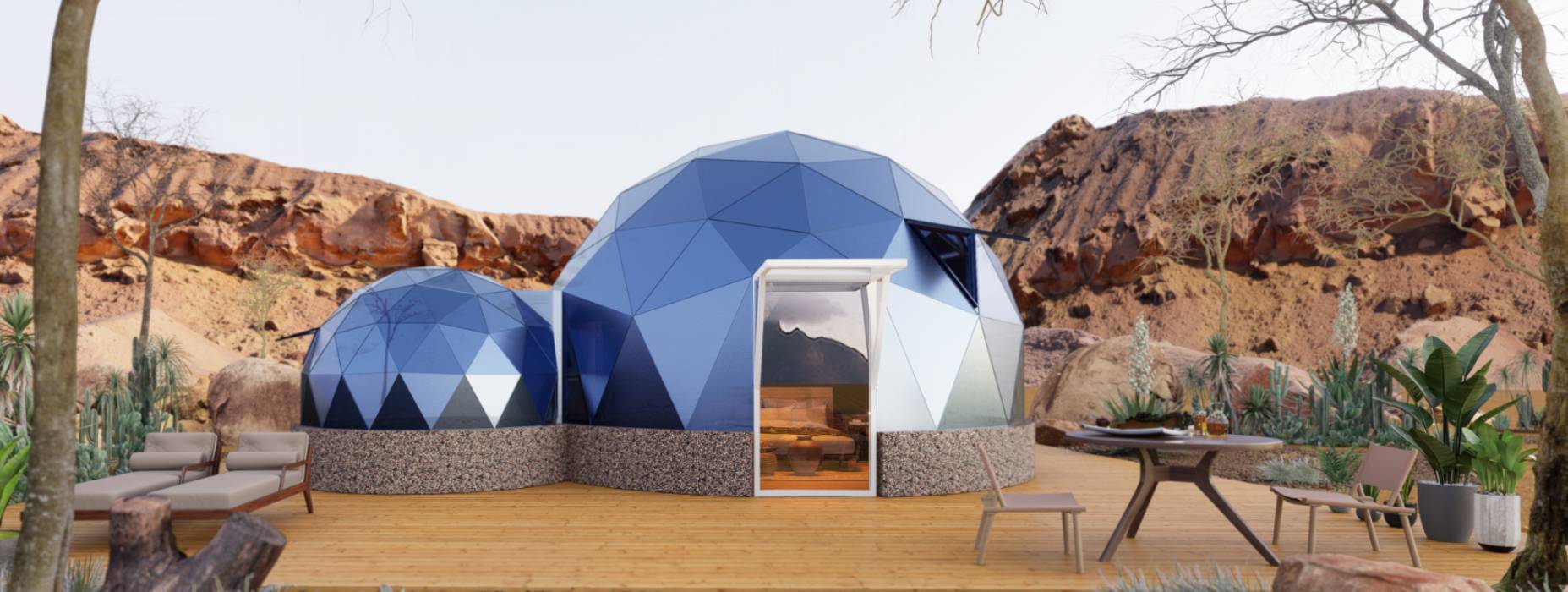 华亭县球形智能光伏玻璃星空房